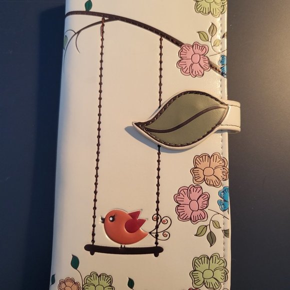 Shag Wear Handbags - Shag Wear wallet with small bird and leaf button. NEW